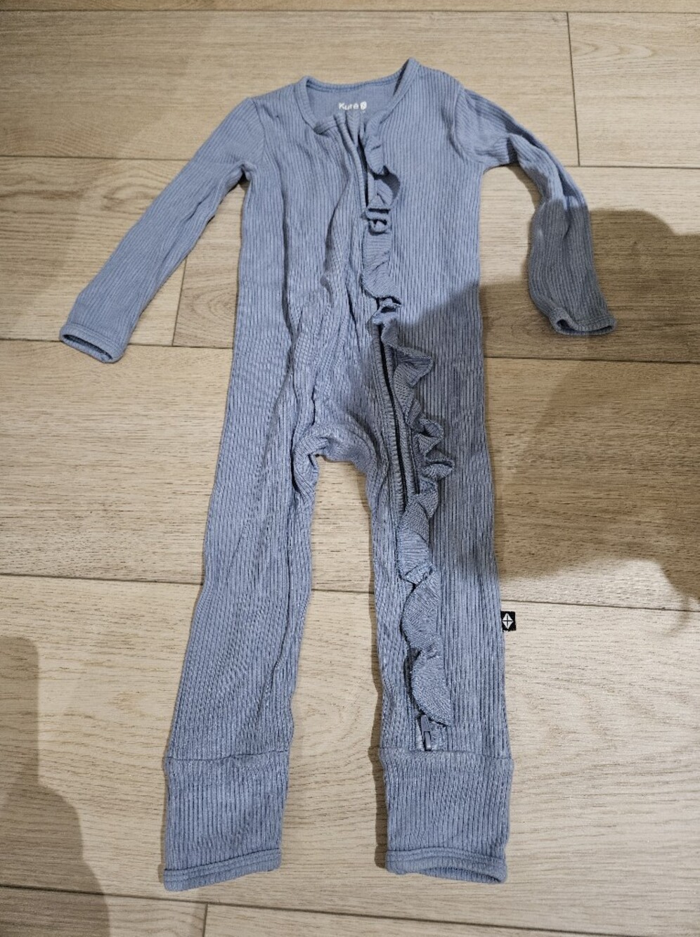 Kyte Baby Blue Ruffle Romper